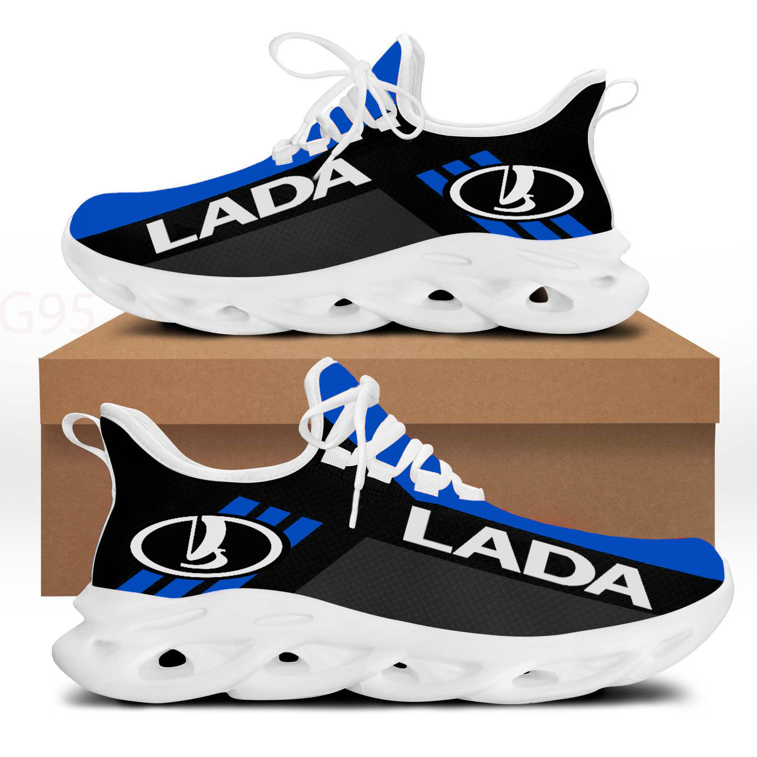 Lada Blue White Max Soul Shoes 1 Lada Blue White Max Soul Shoes