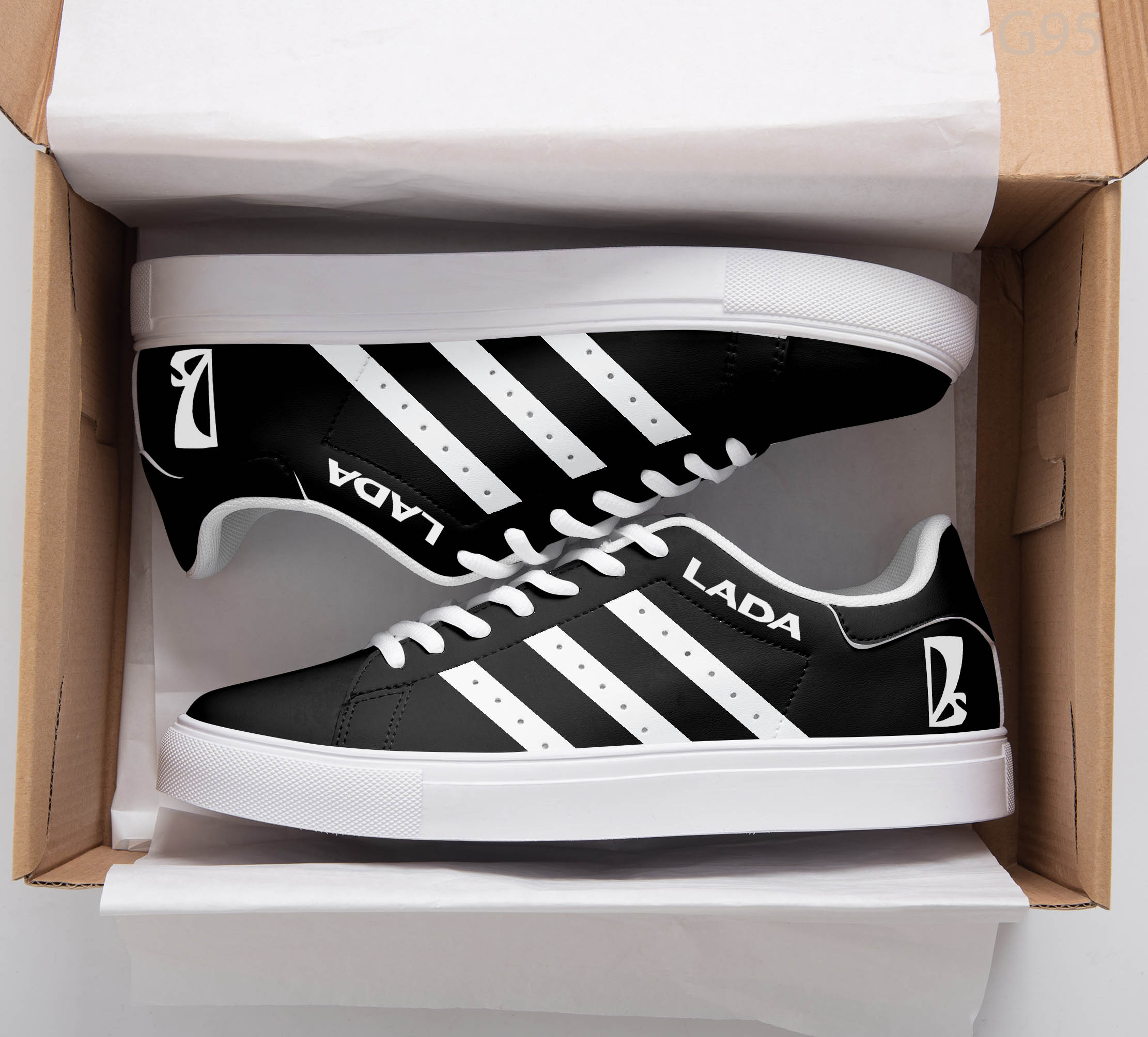 Lada Shoes Black Stan Smith Shoes 1 Lada Shoes Black Stan Smith Shoes