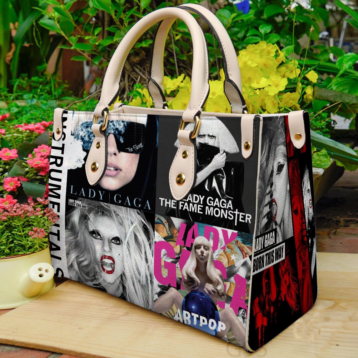 Lady Gaga Leather Handbag 1 Lady Gaga Leather Handbag