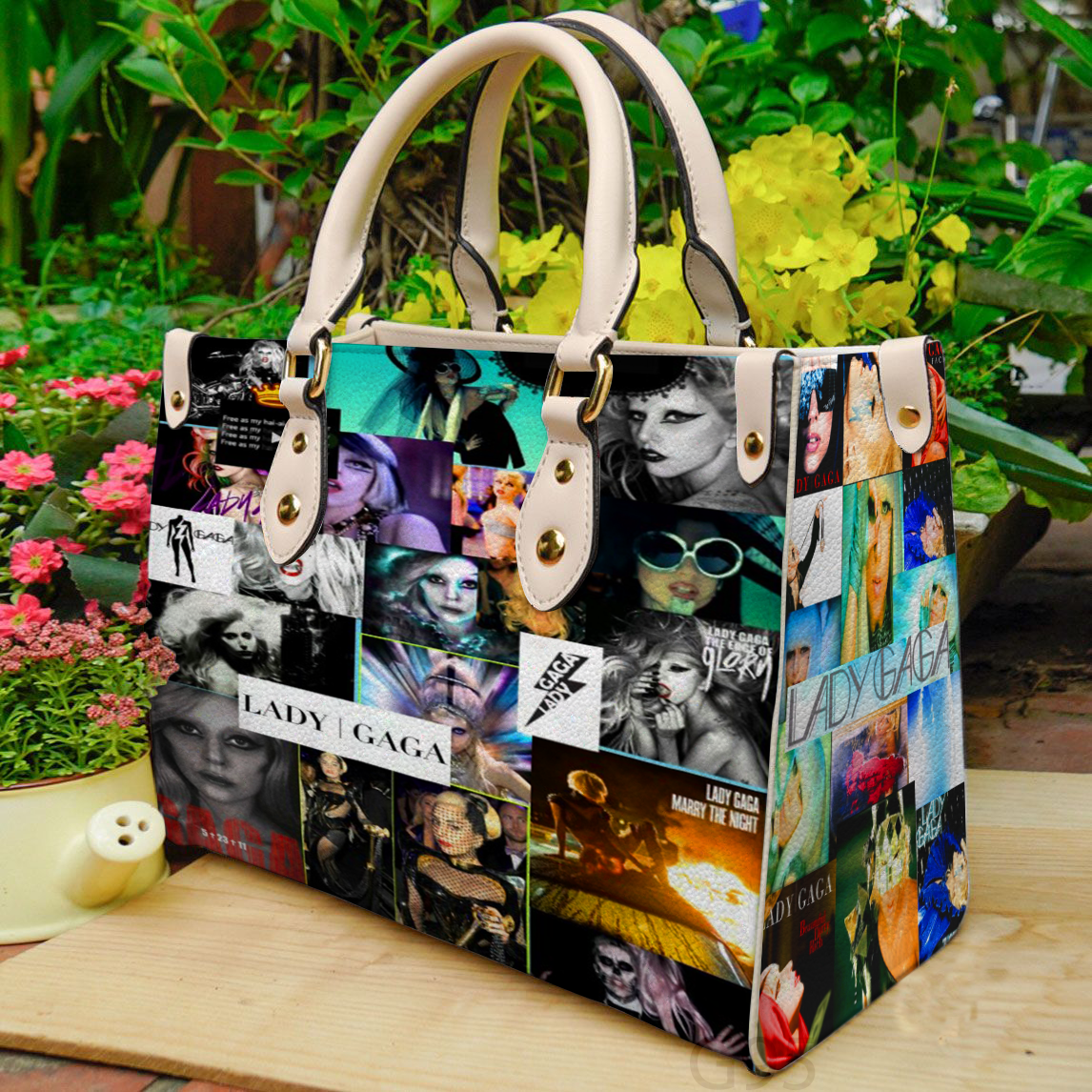 Lady Gaga Leather Handbag 1 Lady Gaga Leather Handbag