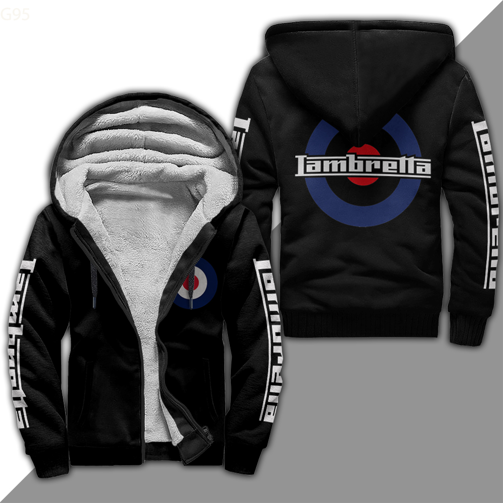 Lambretta Fleece Jacket 3D 1 Lambretta Fleece Jacket 3D