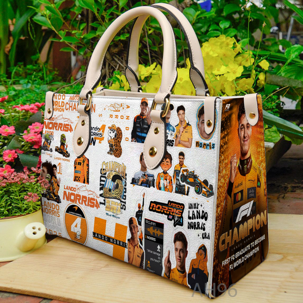 Lando Norris Leather Handbag 1 Lando Norris Leather Handbag