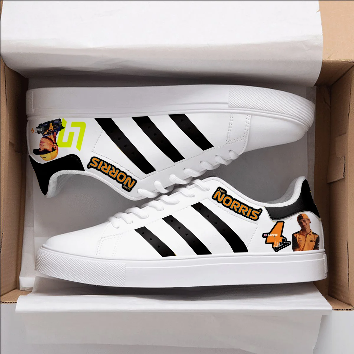 Lando Norris Stan Smith Shoes 1 Lando Norris Stan Smith Shoes