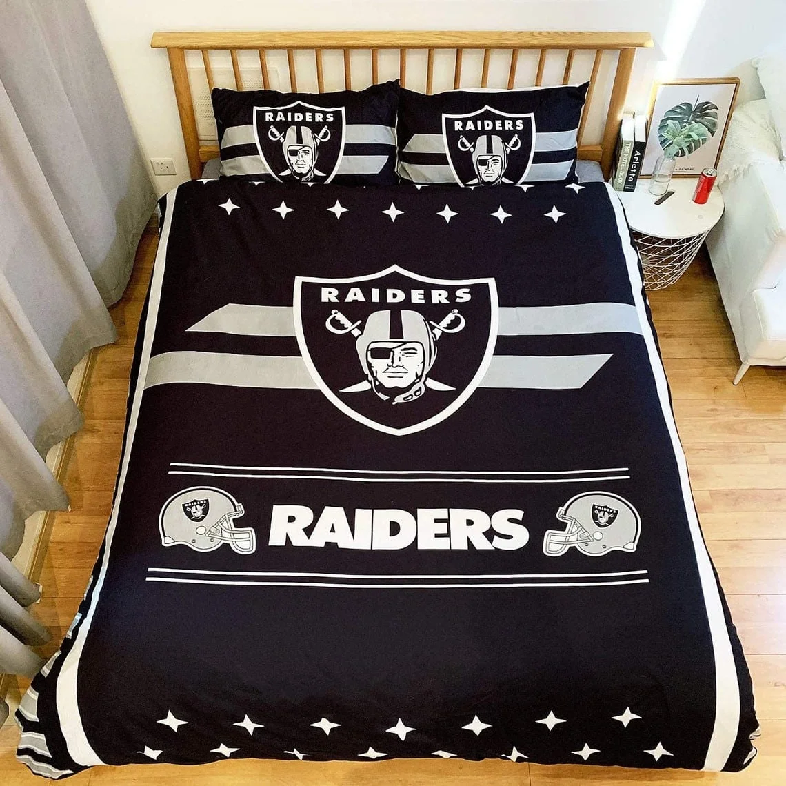 Las Vegas Raiders Bedding Set 1 Las Vegas Raiders Bedding Set