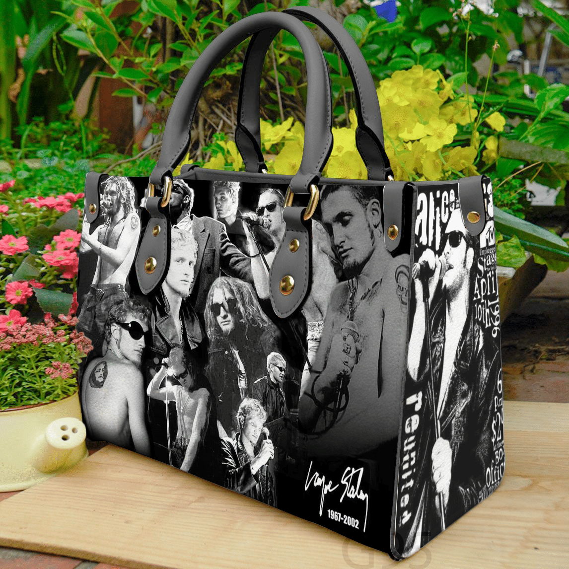 Layne Staley Leather Handbag 1 Layne Staley Leather Handbag