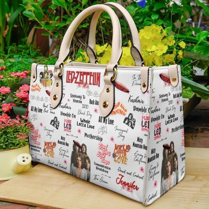 Led Zeppelin 2 Leather Handbag 1 Led Zeppelin 2 Leather Handbag