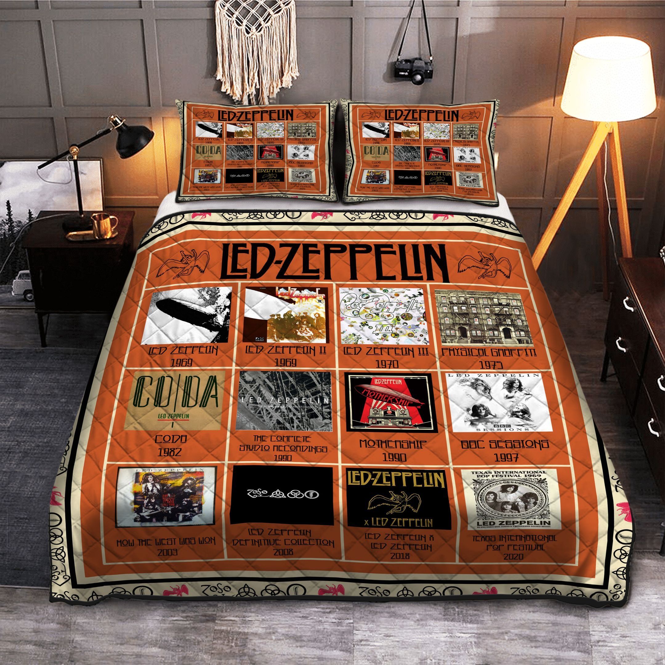 Led Zeppelin Bedding Set 1 Led Zeppelin Bedding Set