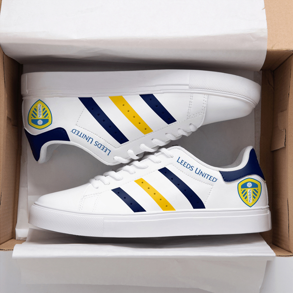 Leeds United Stan Smith Shoes 1 Leeds United Stan Smith Shoes