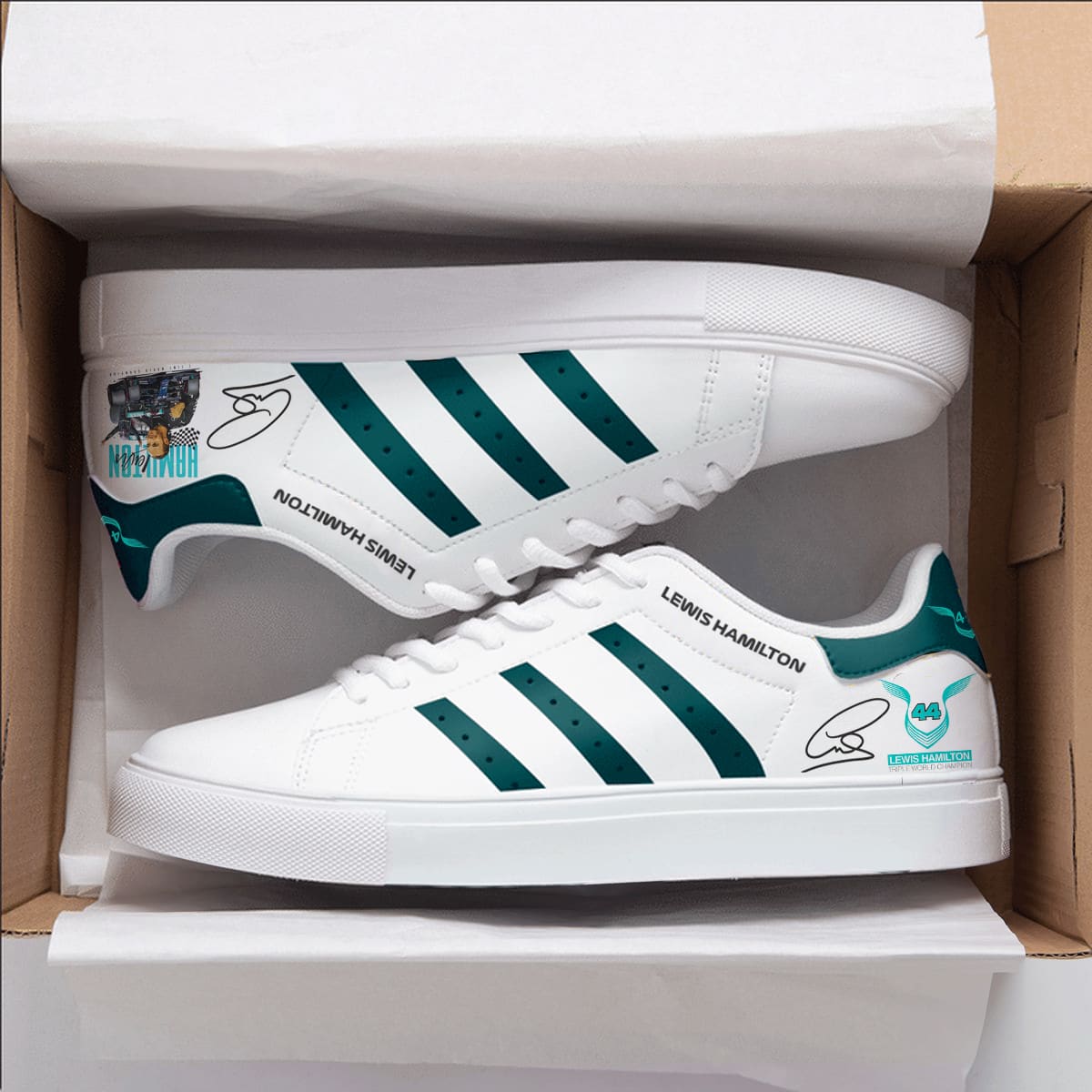 Lewis Hamilton Lover Stan Smith Shoes 1 Lewis Hamilton Lover Stan Smith Shoes