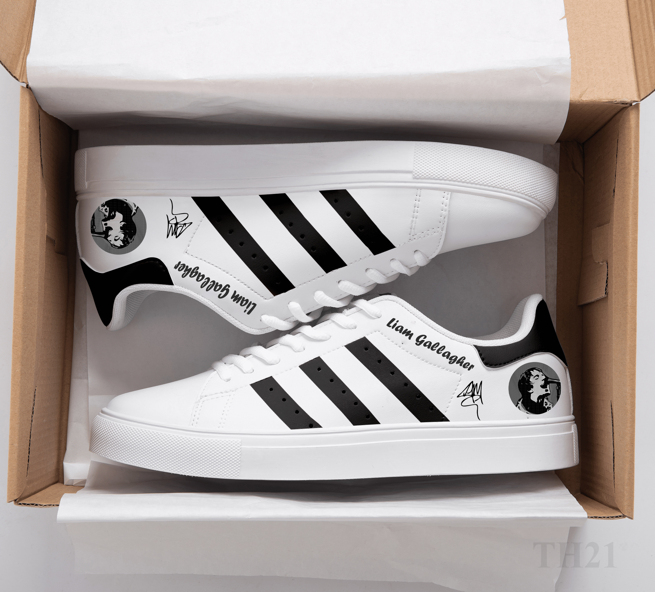Liam Gallagher Stan Smith Shoes 1 Liam Gallagher Stan Smith Shoes