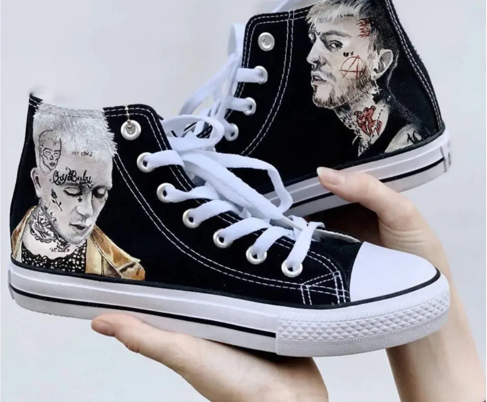 Lil Peep High Top Shoes 1 Lil Peep High Top Shoes