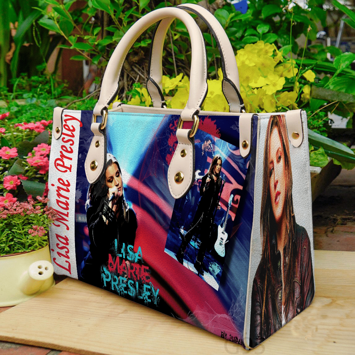 Lisa Marie Presley Leather Handbag 1 Lisa Marie Presley Leather Handbag