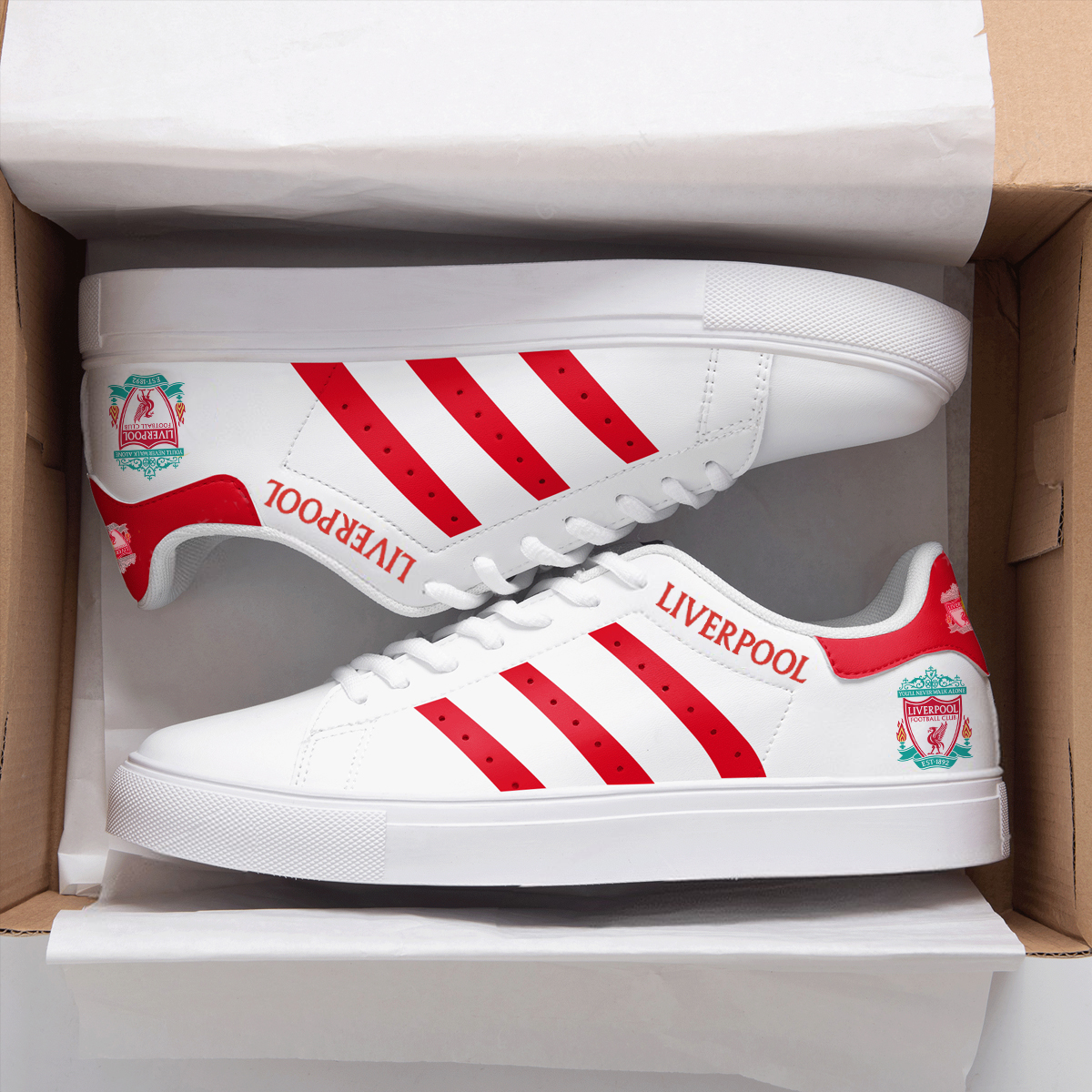 Liverpool FC 01 Stan Smith Shoes 1 Liverpool FC 01 Stan Smith Shoes