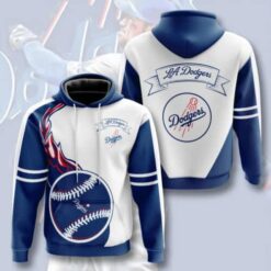 Los Angeles Dodgers A1 Hoodie Zip Hoodie 3D