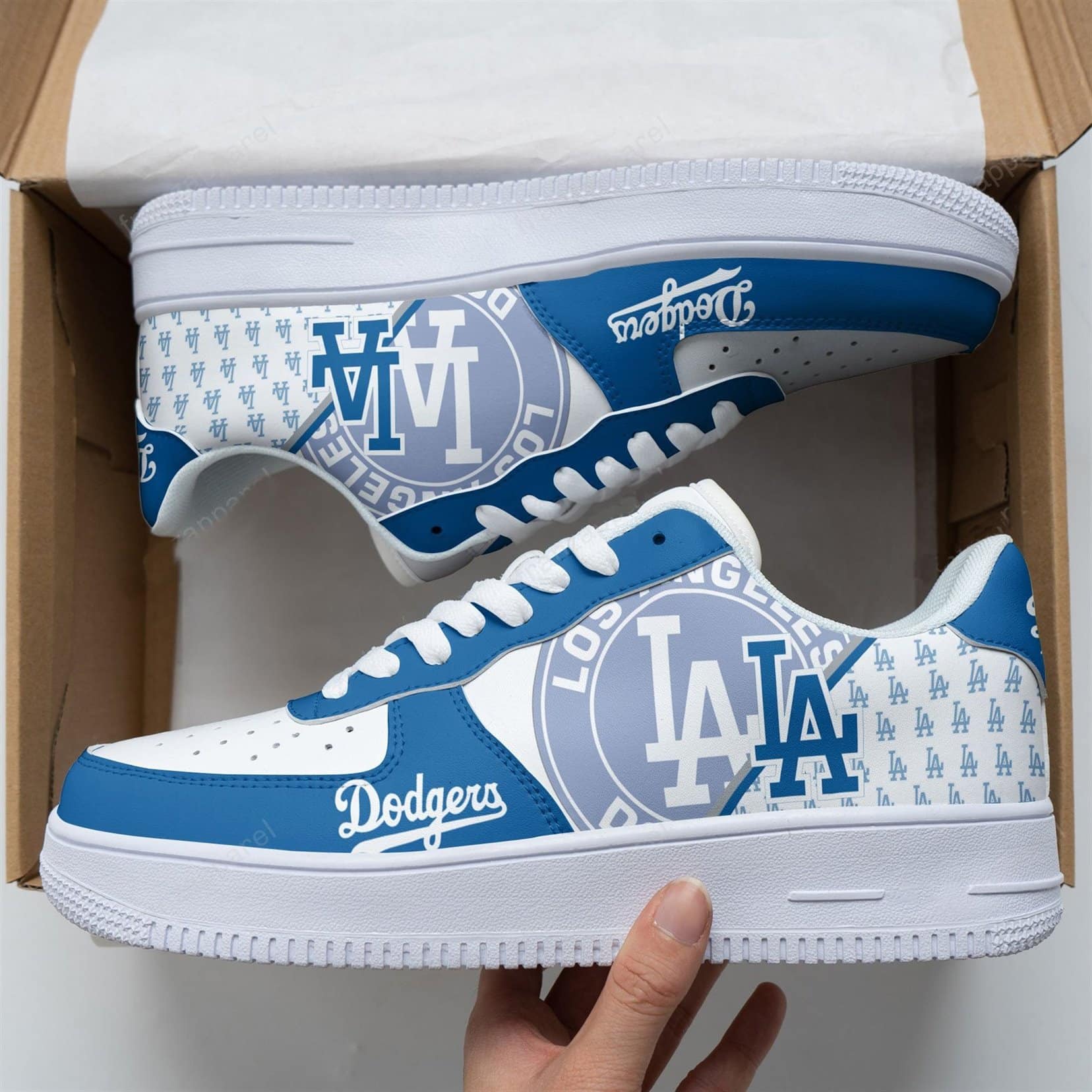 Los Angeles Dodgers Air Force Shoes 1 Los Angeles Dodgers Air Force Shoes