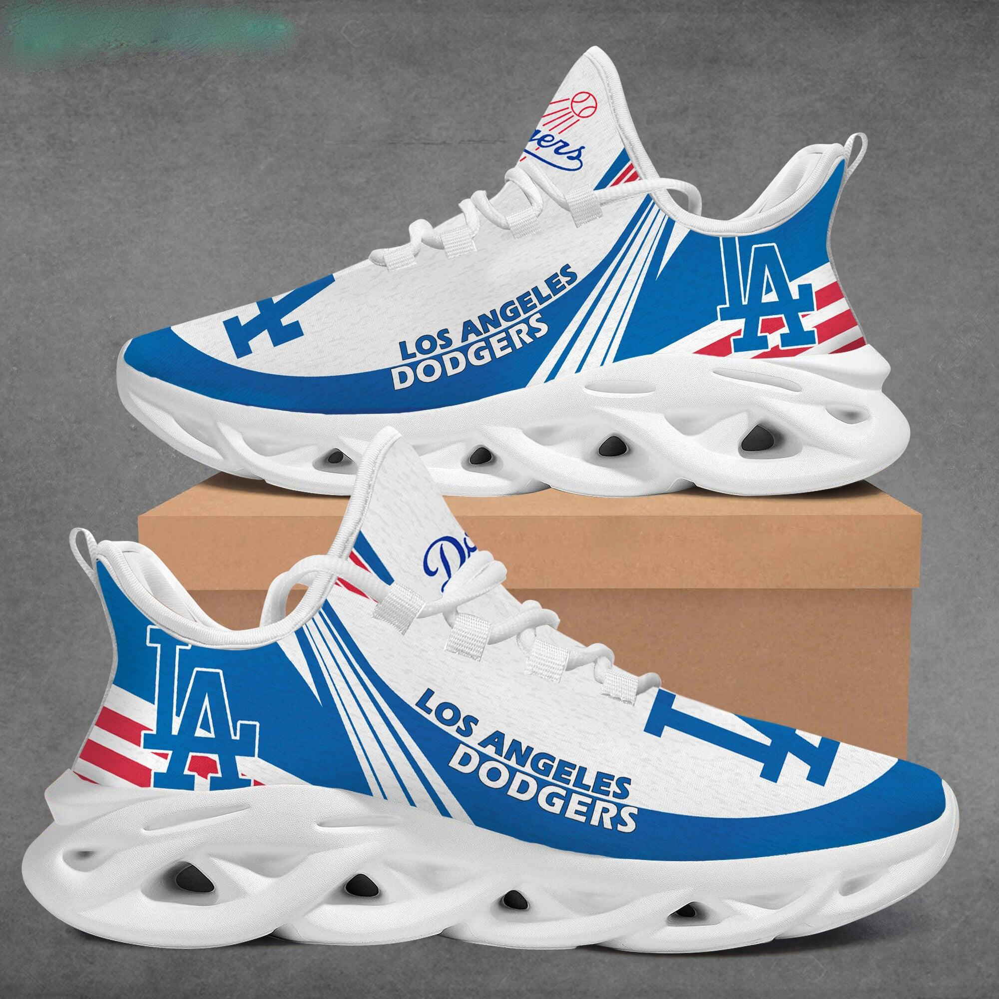 Los Angeles Dodgers White Max Soul Shoes Shoes 1 Los Angeles Dodgers White Max Soul Shoes Shoes