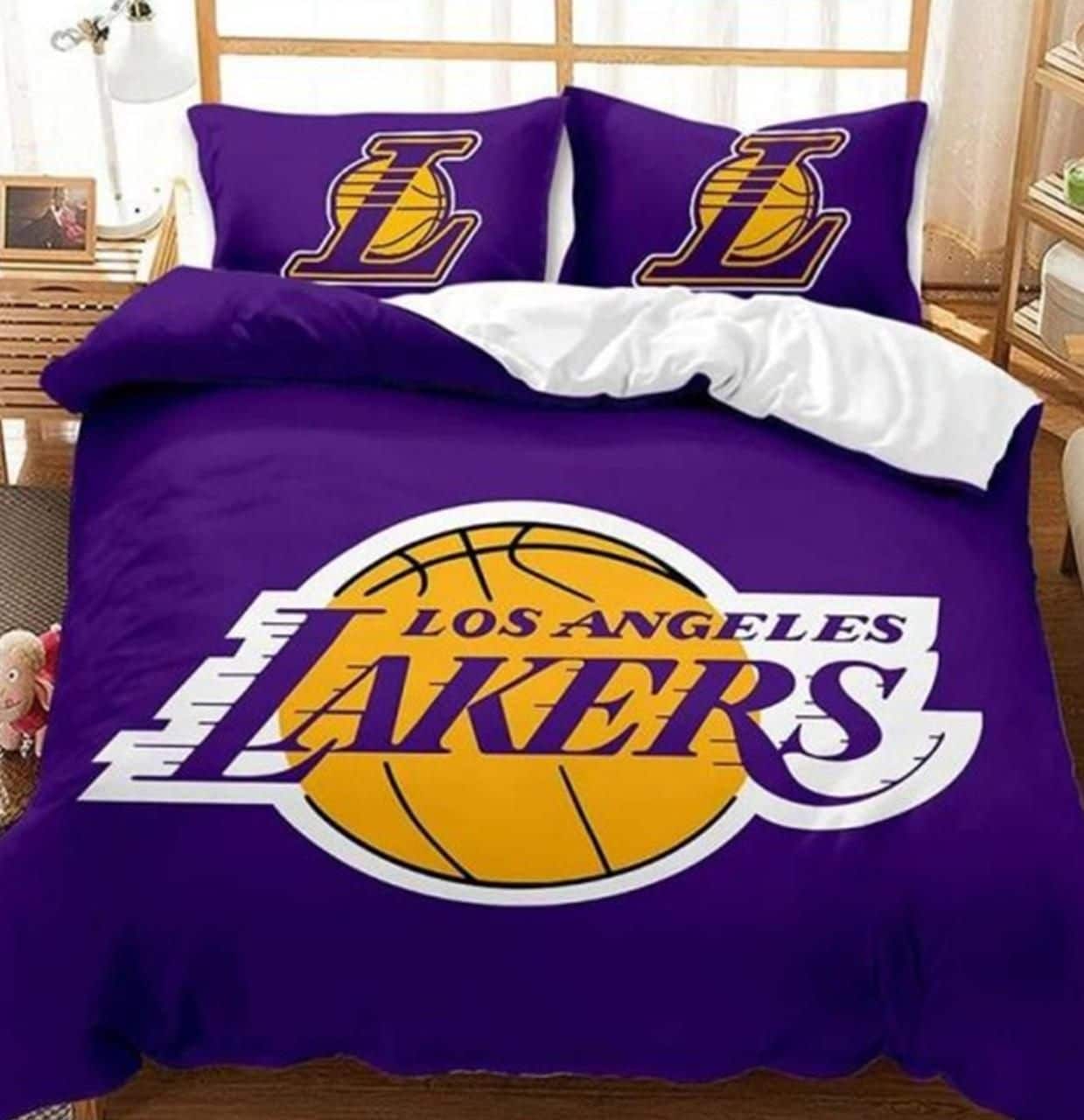 Los Angeles Lakers Bedding Set 1 Los Angeles Lakers Bedding Set