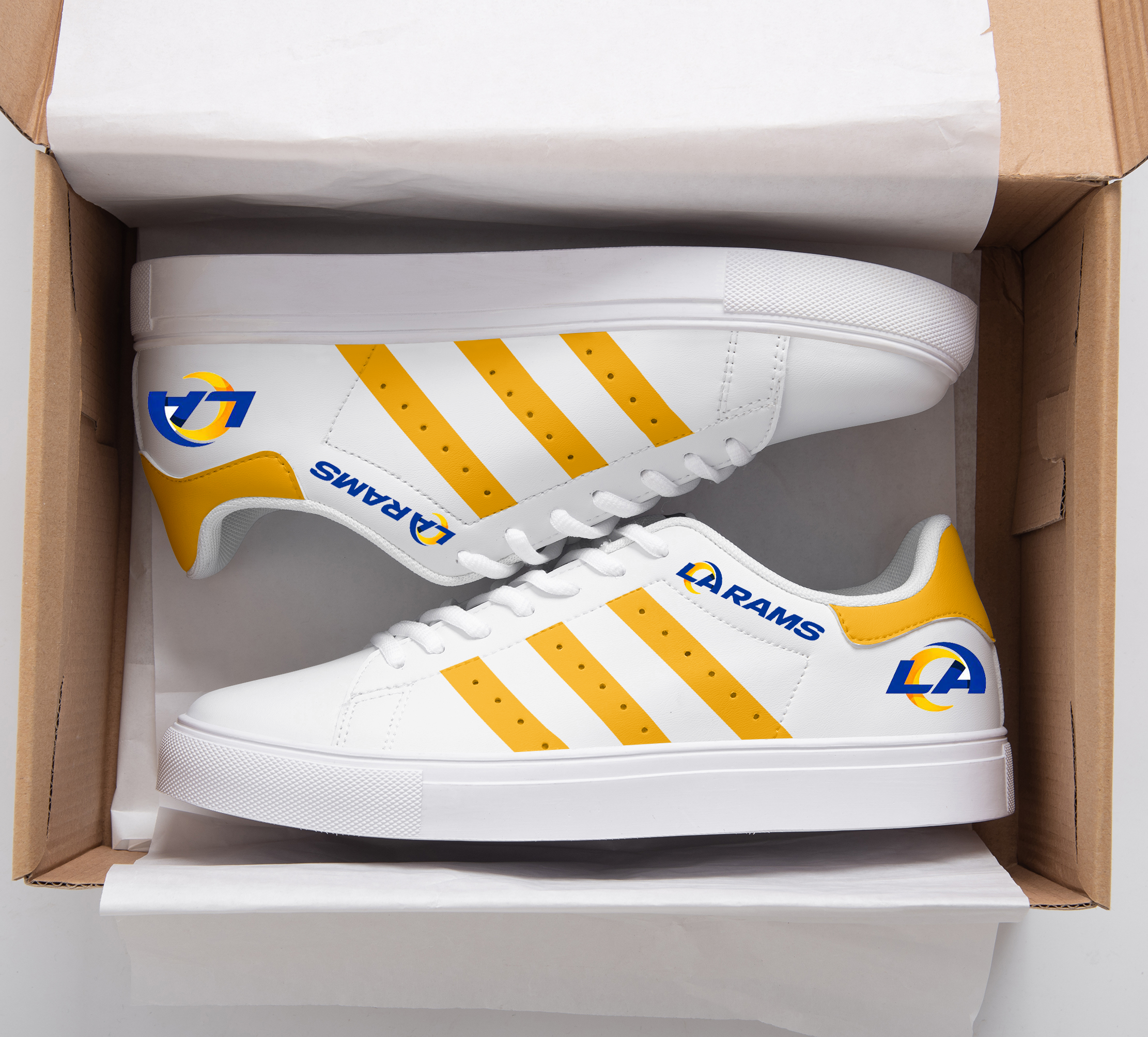 Los Angeles Rams Stan Smith Shoes 1 Los Angeles Rams Stan Smith Shoes