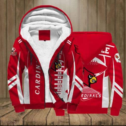 Louisville Cardinals 1A Fleece Jacket 1 Louisville Cardinals 1A Fleece Jacket