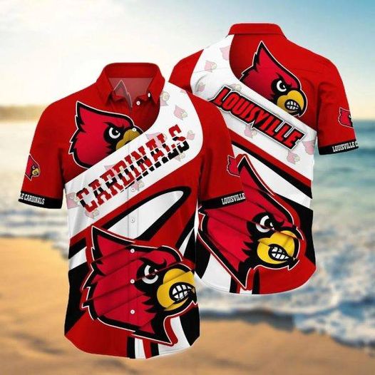 Louisville Cardinals Hawaiian Shirt 1 Louisville Cardinals Hawaiian Shirt