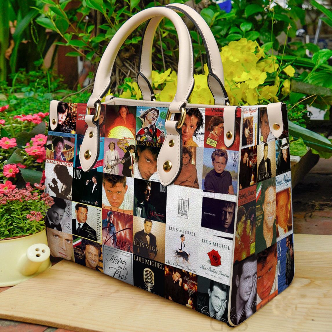 Luis Miguel Leather Handbag 1 Luis Miguel Leather Handbag