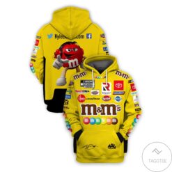 M&M’ Hoodie Zip Hoodie 3D