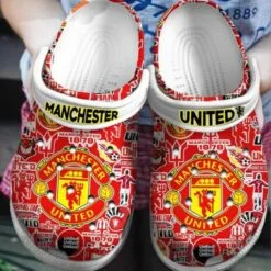 Manchester United Shoes Soft Clogs