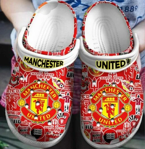 Manchester United Shoes Soft Clogs 1 Manchester United Shoes Soft Clogs