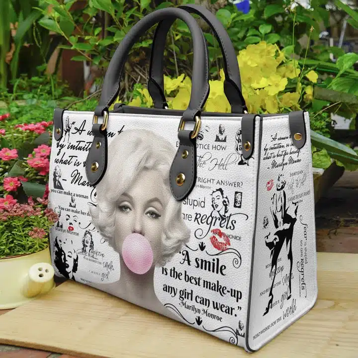 Marilyn Monroe Lover 2A Leather Handbag 1 Marilyn Monroe Lover 2A Leather Handbag