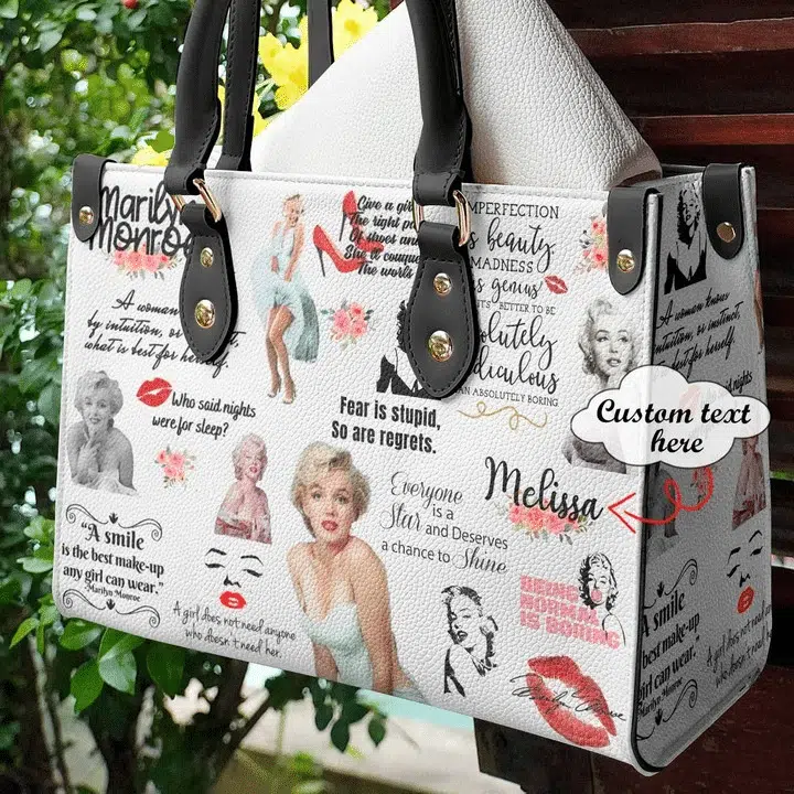 Marilyn Monroe Lover 4A Leather Handbag 1 Marilyn Monroe Lover 4A Leather Handbag