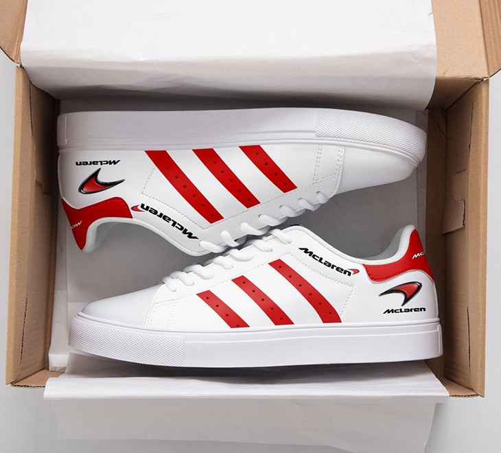 Mclaren Red Stan Smith Shoes 1 Mclaren Red Stan Smith Shoes