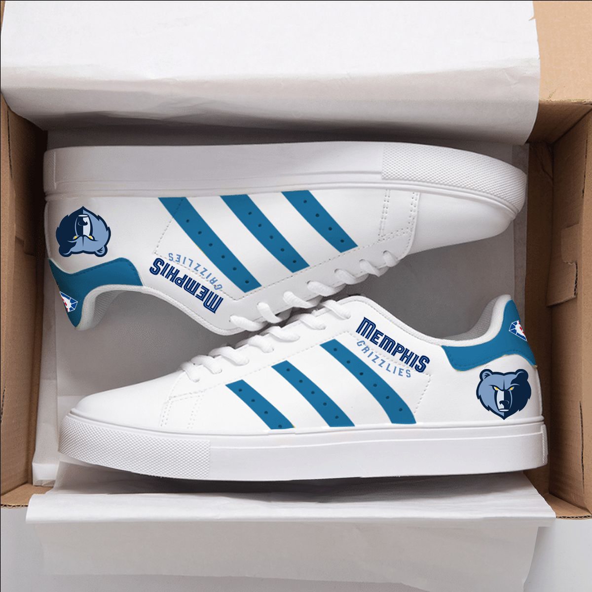 Memphis Grizzlies Stan Smith Shoes 1 Memphis Grizzlies Stan Smith Shoes