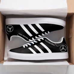 Mercedes Benz Black Stan Smith Shoes