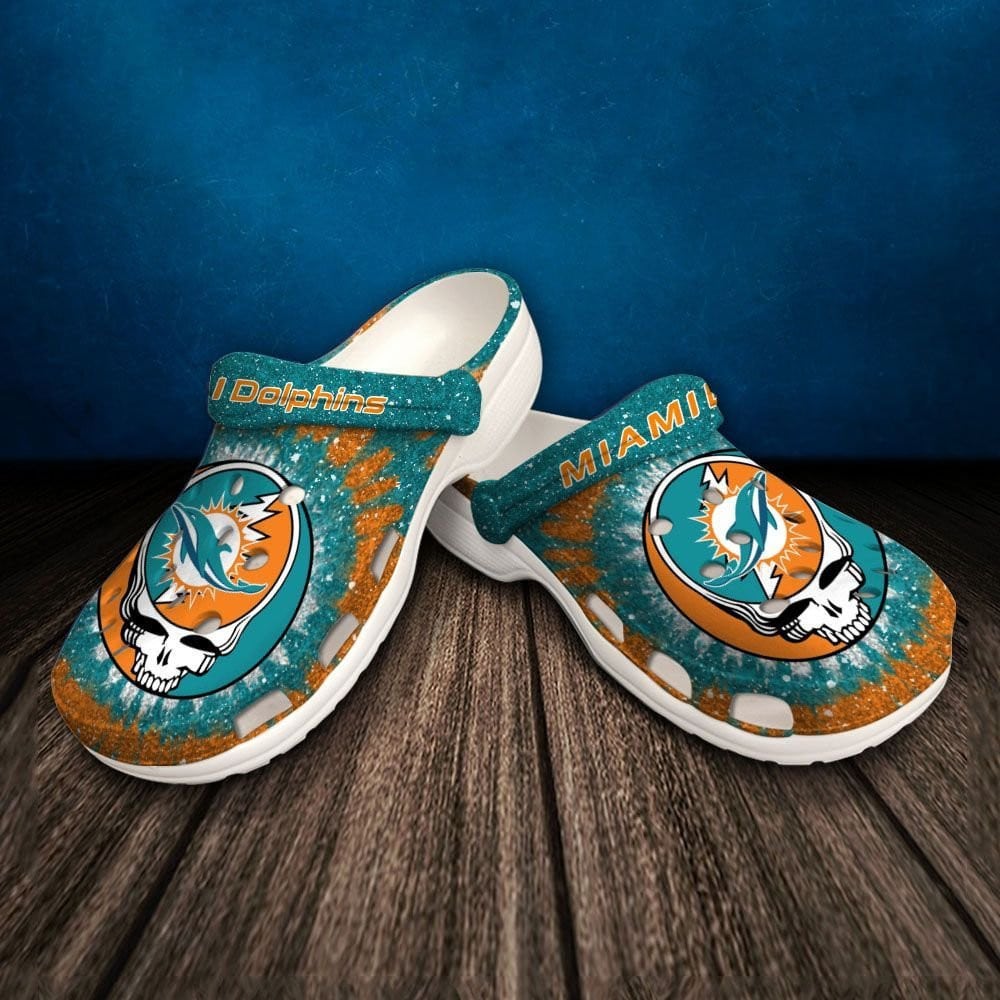 Miami Dolphins 1 Soft Clogs 1 Miami Dolphins 1 Soft Clogs