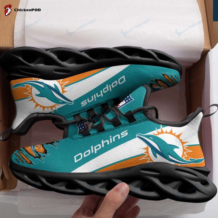 Miami Dolphins A2 Max Soul Shoes Shoes 1 Miami Dolphins A2 Max Soul Shoes Shoes