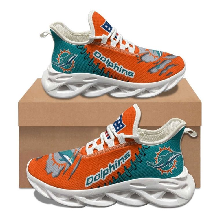 Miami Dolphins A3 Max Soul Shoes Shoes 1 Miami Dolphins A3 Max Soul Shoes Shoes