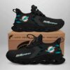 Miami Dolphins Black Max Soul Shoes Shoes
