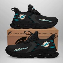 Miami Dolphins Black Max Soul Shoes Shoes