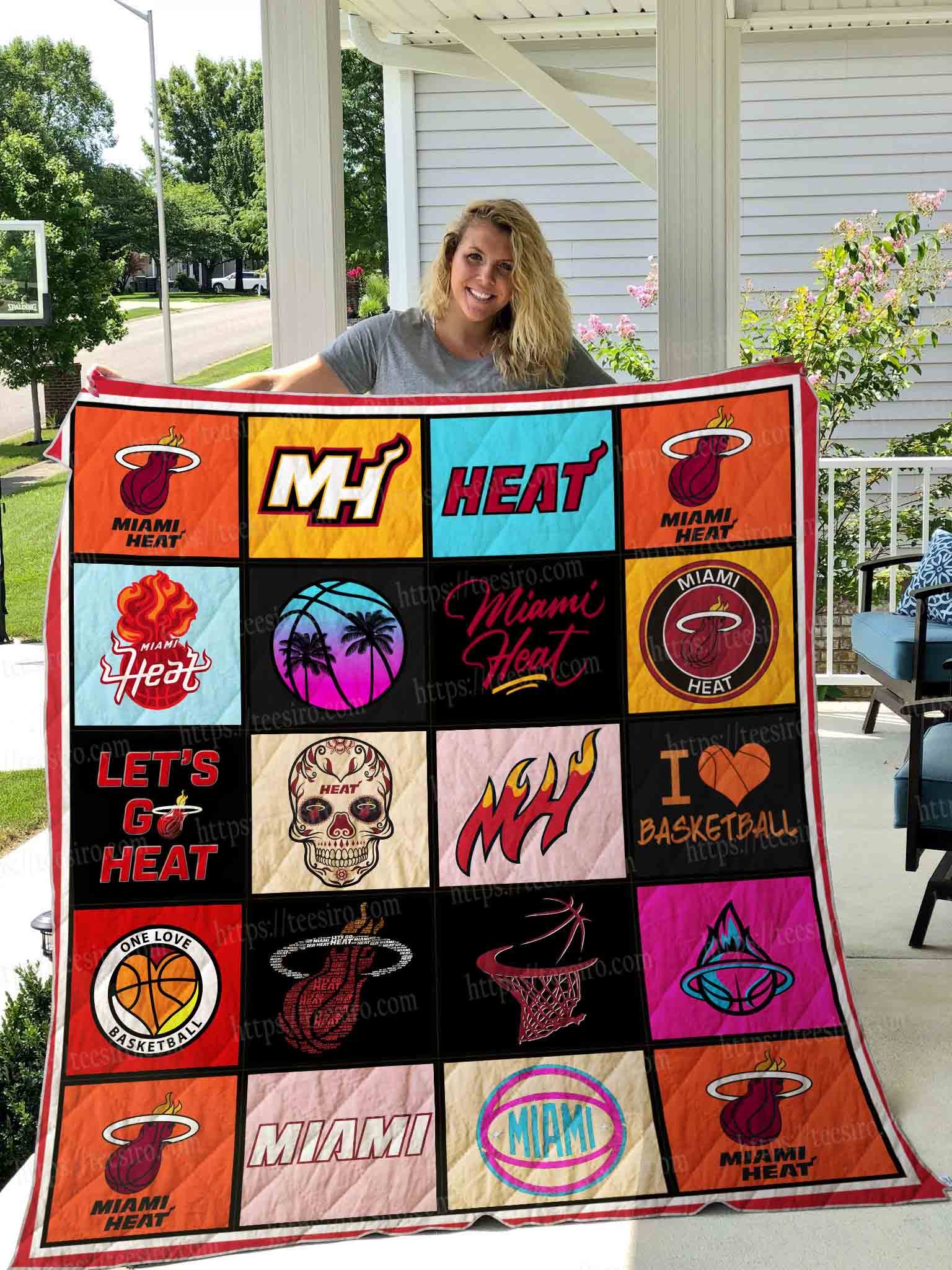 Miami Heat 01 Blanket 1 Miami Heat 01 Blanket