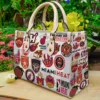 Miami Heat 2 Leather Handbag