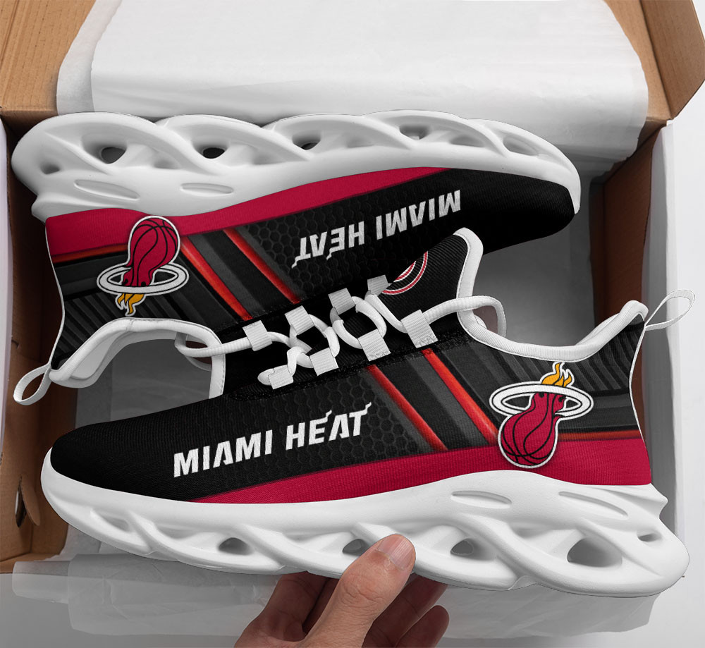 Miami Heat White Max Soul Shoes 1 Miami Heat White Max Soul Shoes