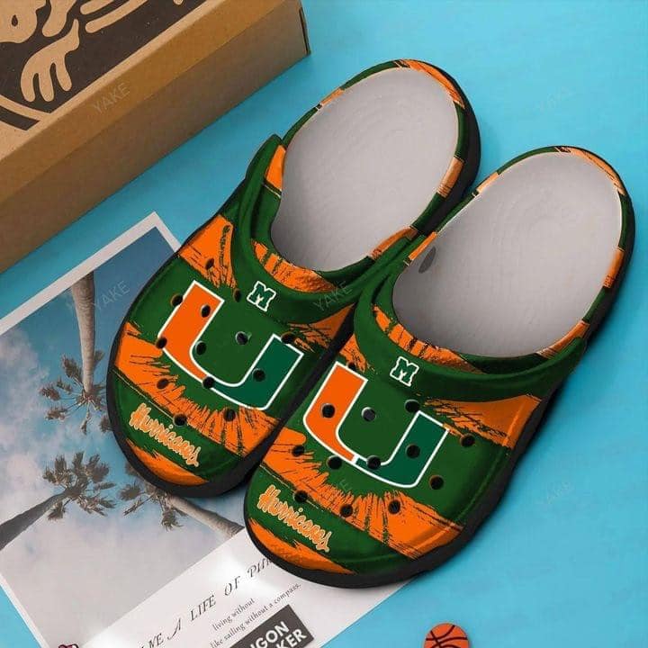 Miami Hurricanes 2G Soft Clogs 1 Miami Hurricanes 2G Soft Clogs