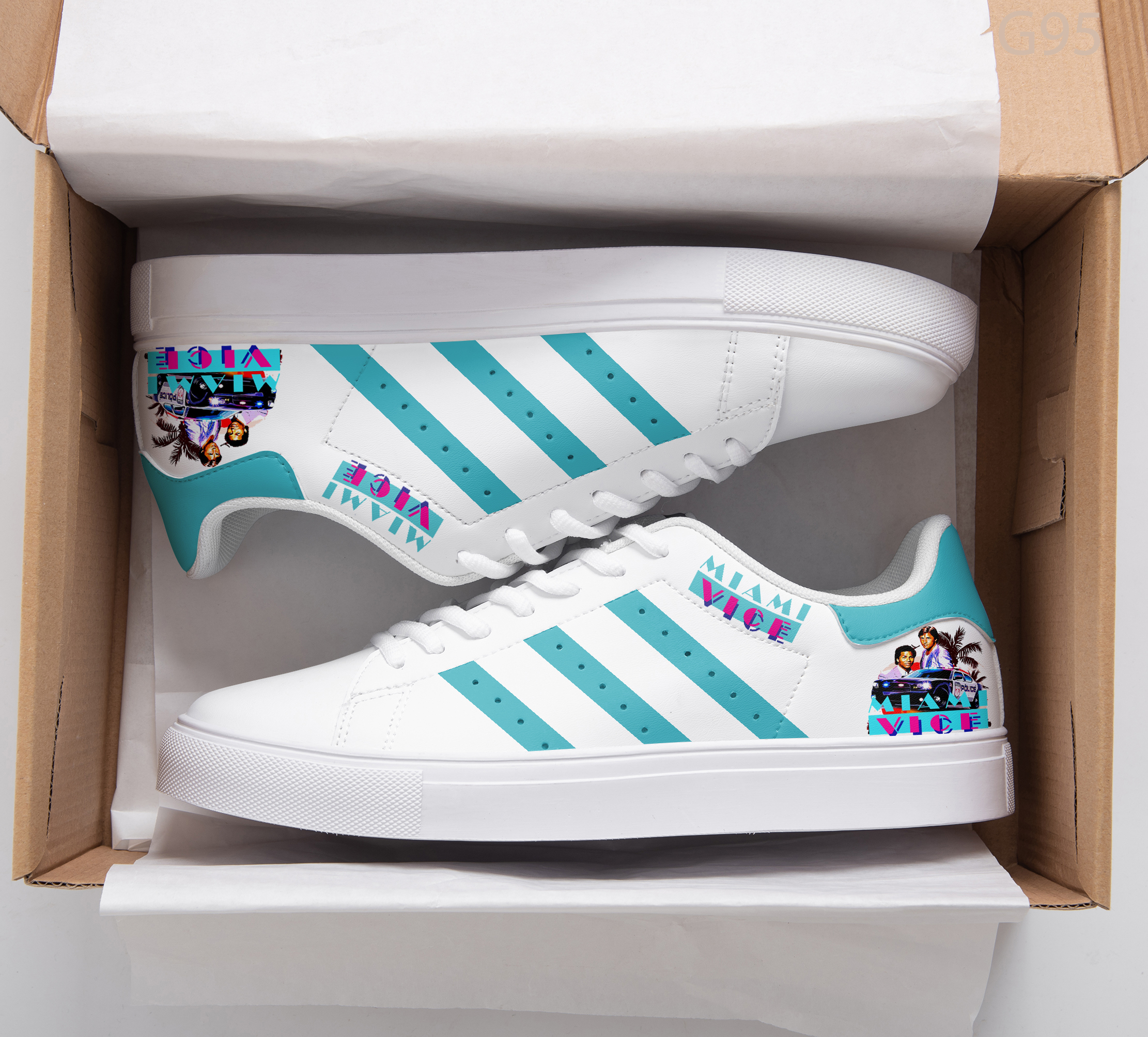 Miami Vice Stan Smith Shoes 1 Miami Vice Stan Smith Shoes