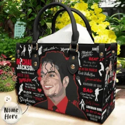 Michael Jackson Leather Handbag