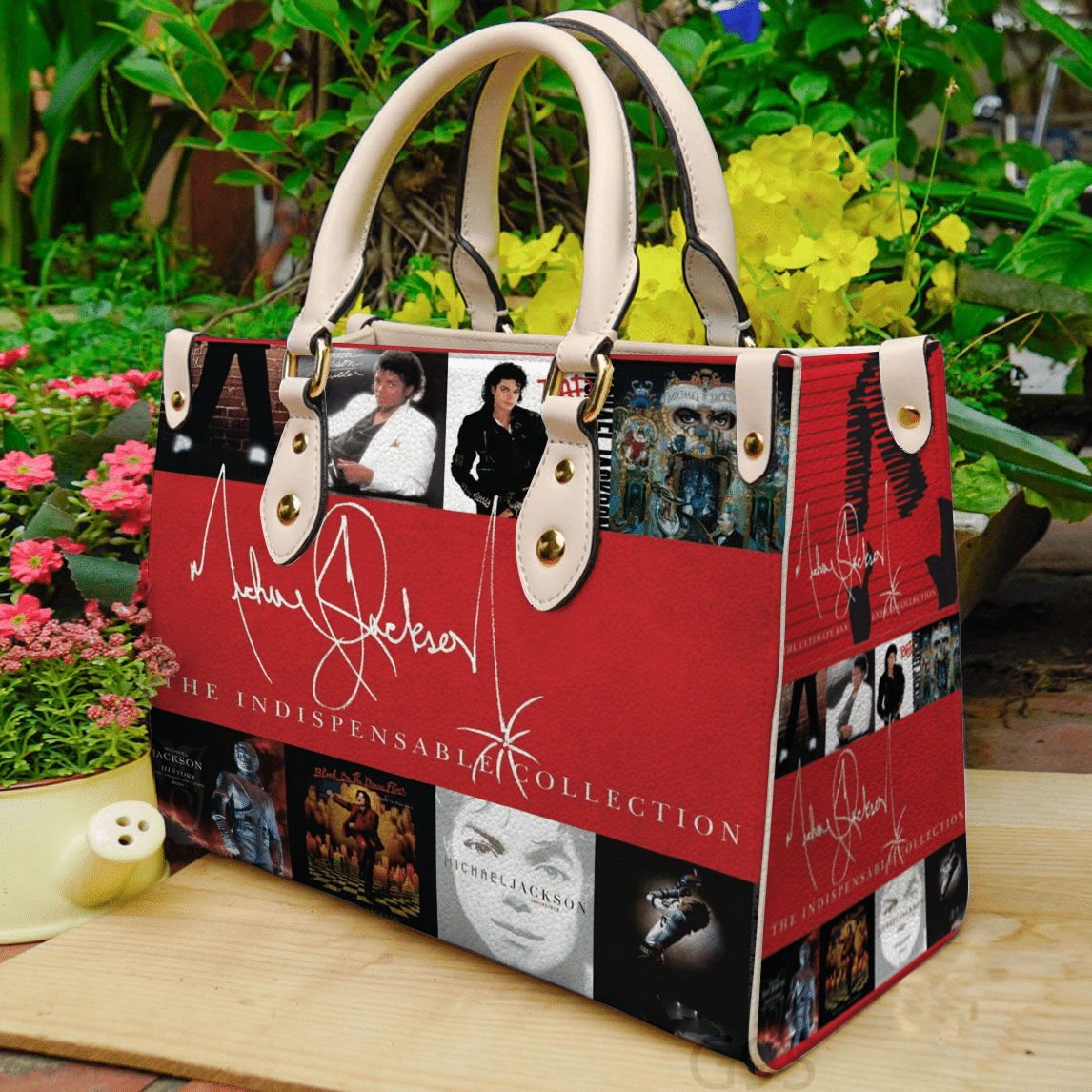Michael Jackson Love I0 Leather Handbag 1 Michael Jackson Love I0 Leather Handbag