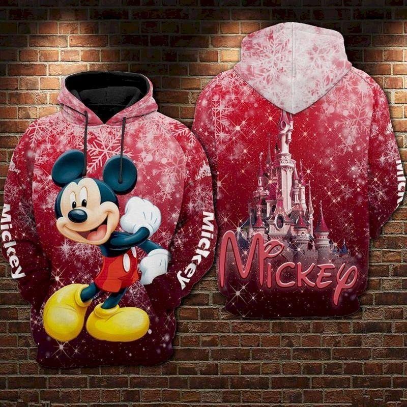 Mickeys Mouse Hoodie Zip Hoodie 3D 1 Mickeys Mouse Hoodie Zip Hoodie 3D