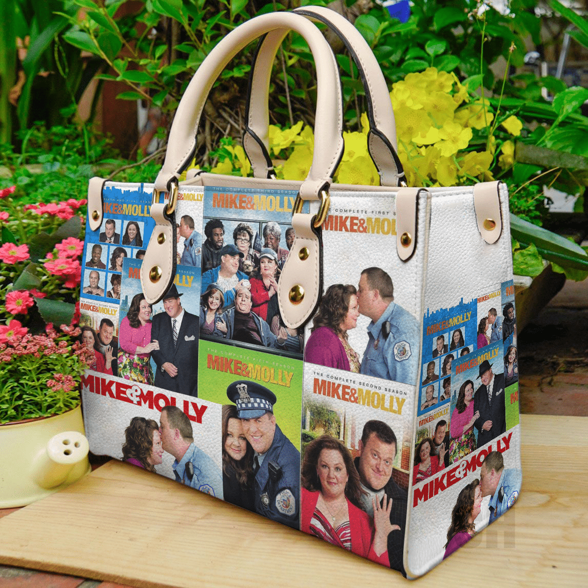 Mike And Molly Leather Handbag 1 Mike And Molly Leather Handbag