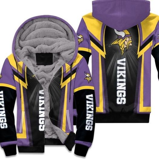 Minnesota Vikings Fleece Jacket 1 Minnesota Vikings Fleece Jacket
