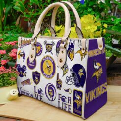 Minnesota Vikings Leather Handbag