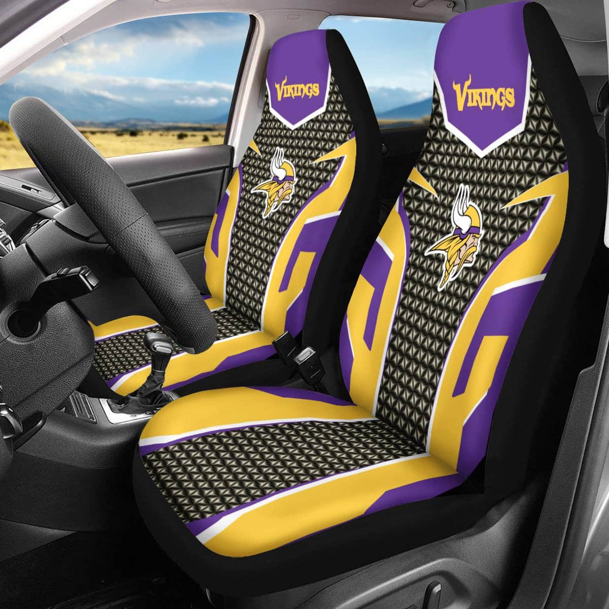 Minnesota Vikings Seat Covers 1 Minnesota Vikings Seat Covers
